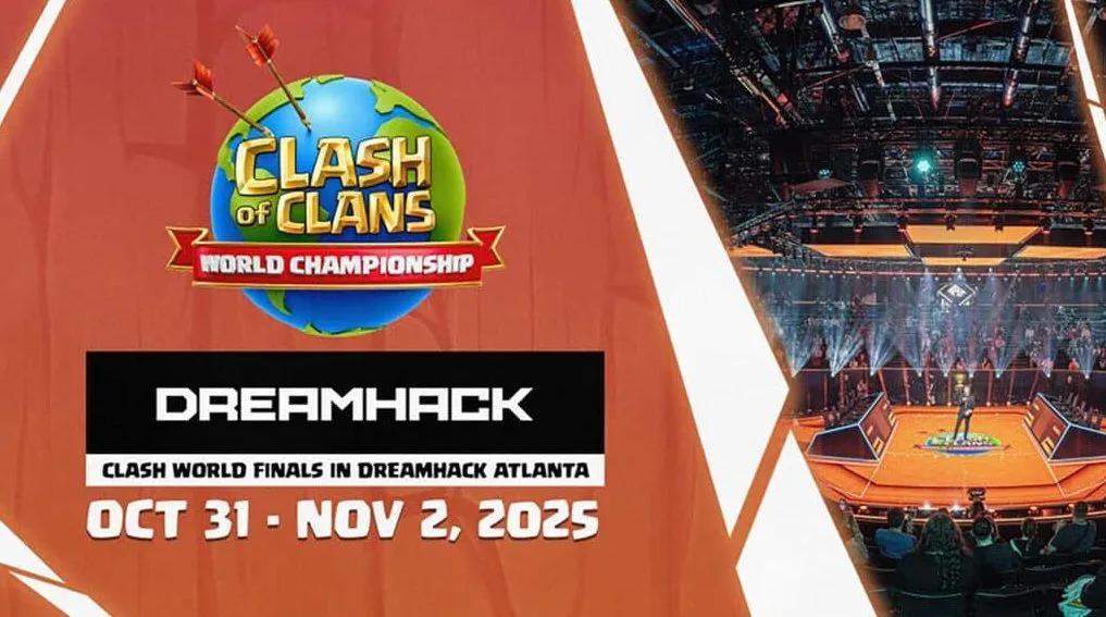 Supercell dévoile le lieu du Championnat du monde de Clash of Clans 2025