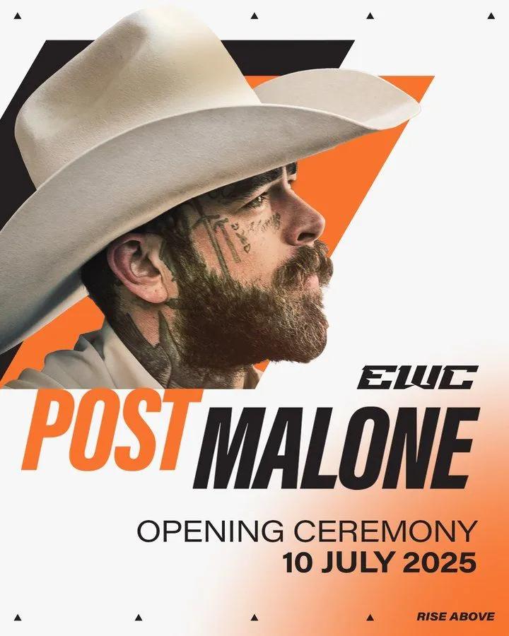 La Coupe du monde d'esport continue d'attirer les stars : Post Malone se produira lors de la cérémonie d'ouverture
