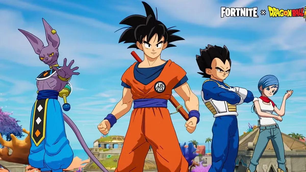 Plus de skins Dragon Ball, Jujutsu Kaisen et One Punch Man dévoilés pour Fortnite