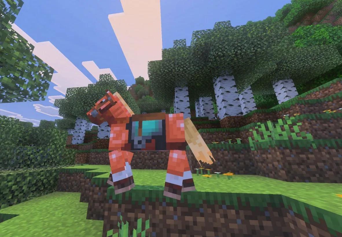 La nouvelle mise à jour de Minecraft ajoute une armure de cheval en cuivre et ramène un monstre abandonné