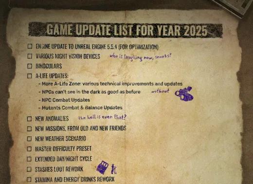 La feuille de route 2025 de STALKER 2 prévoit une mise à jour du moteur Unreal 5.5.4, le lancement de la PS5 et d'importantes mises à jour de gameplay.