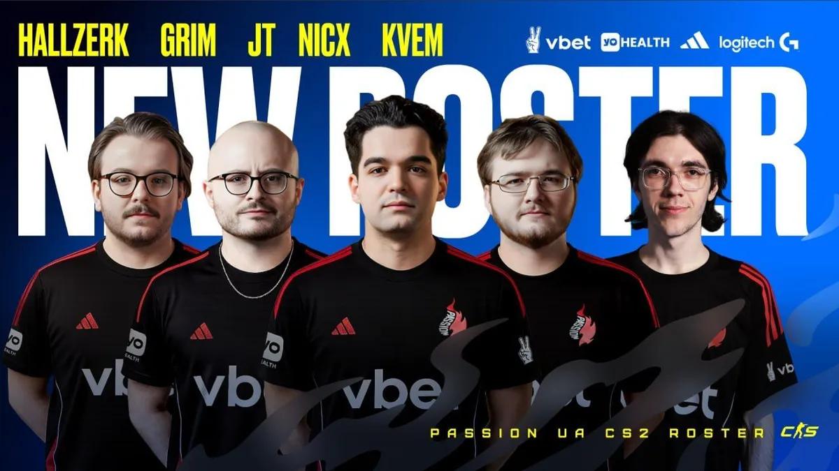 Officielle : Passion UA dévoile la nouvelle liste CS2 avec le quatuor Complexity et Kvem