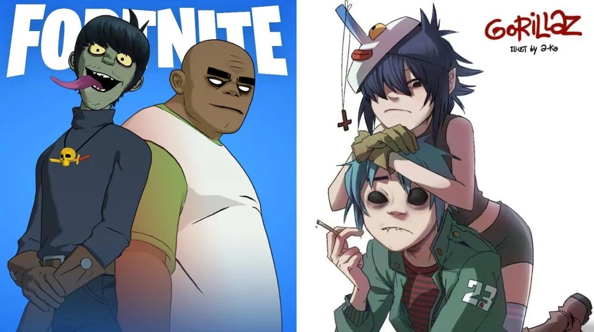 Les skins Gorillaz devraient rejoindre la saison 10 du festival Fortnite