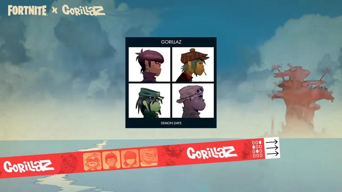 Le festival Fortnite s'associe à Gorillaz pour la saison 10