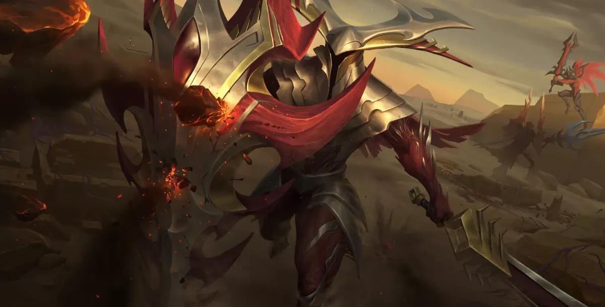 Rumeur : Premier aperçu de Zaahen, le nouveau champion de Darkin dans League of Legends