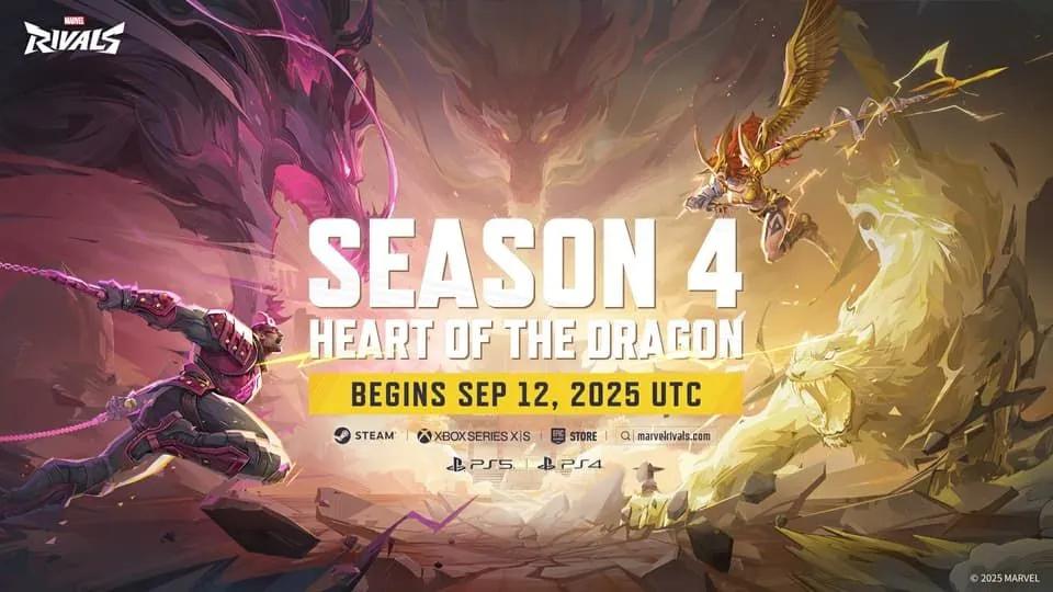 Marvel Rivals lance la quatrième saison "Heart of the Dragon" (Le cœur du dragon)