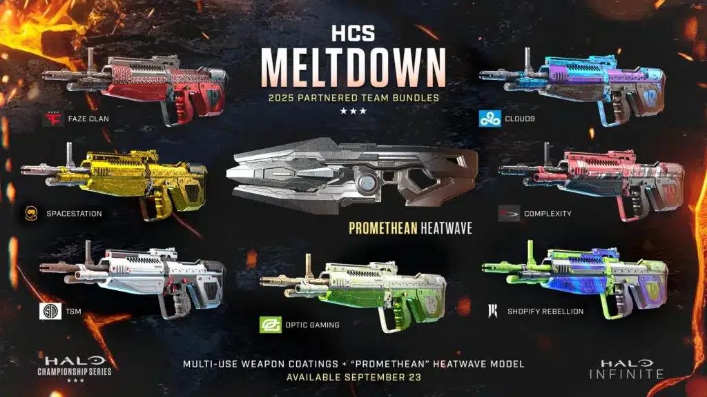 Halo Esports HCS Meltdown Team Bundles (en anglais)