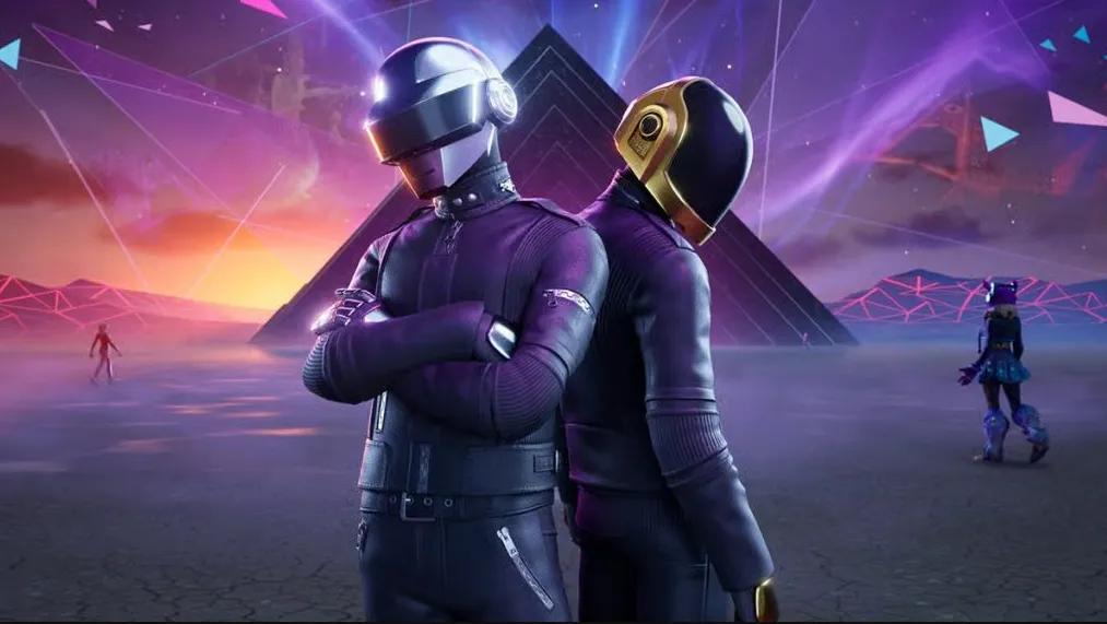Collaboration Fortnite x Daft Punk : Skins, cosmétiques et événement en direct