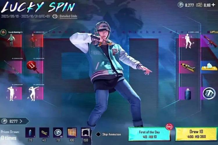 Collaboration PUBG Mobile x G-Dragon : Spin chanceux, récompenses et contenu exclusif