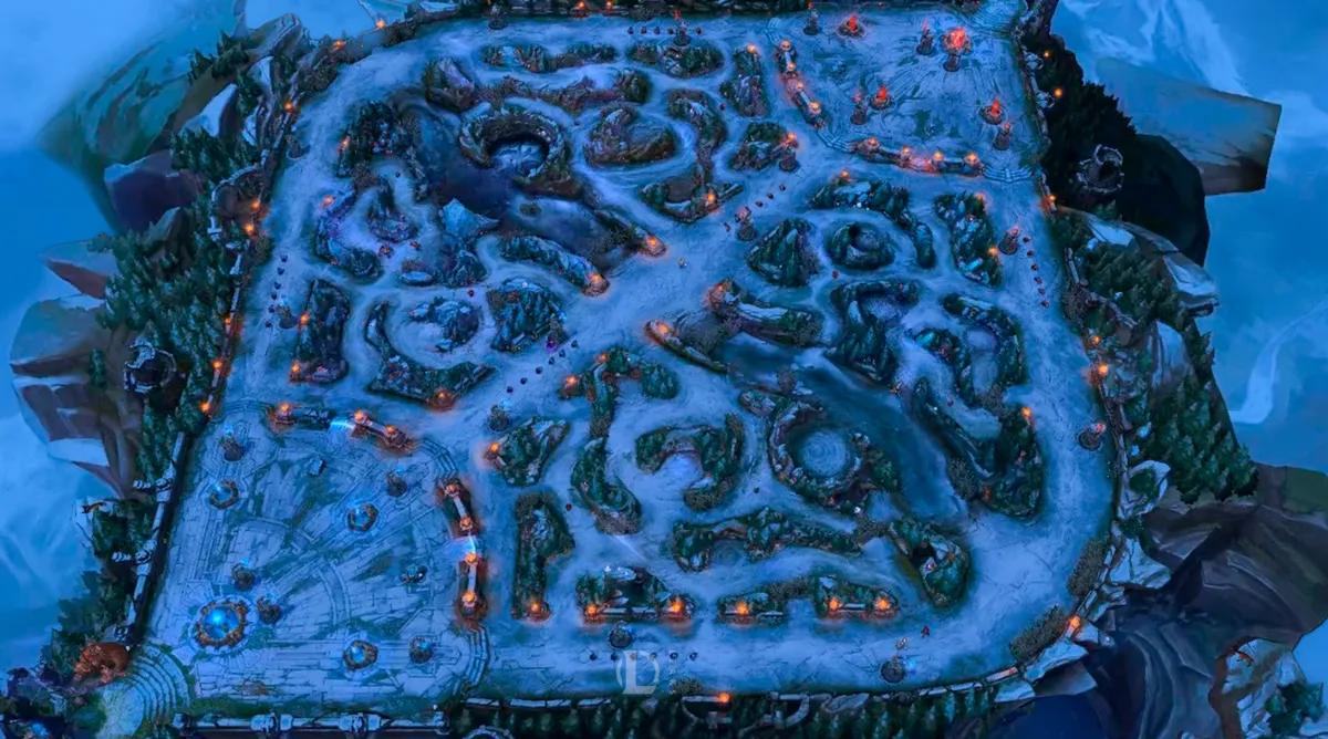 La carte Hiver revient dans le patch 25.23 pour League of Legends