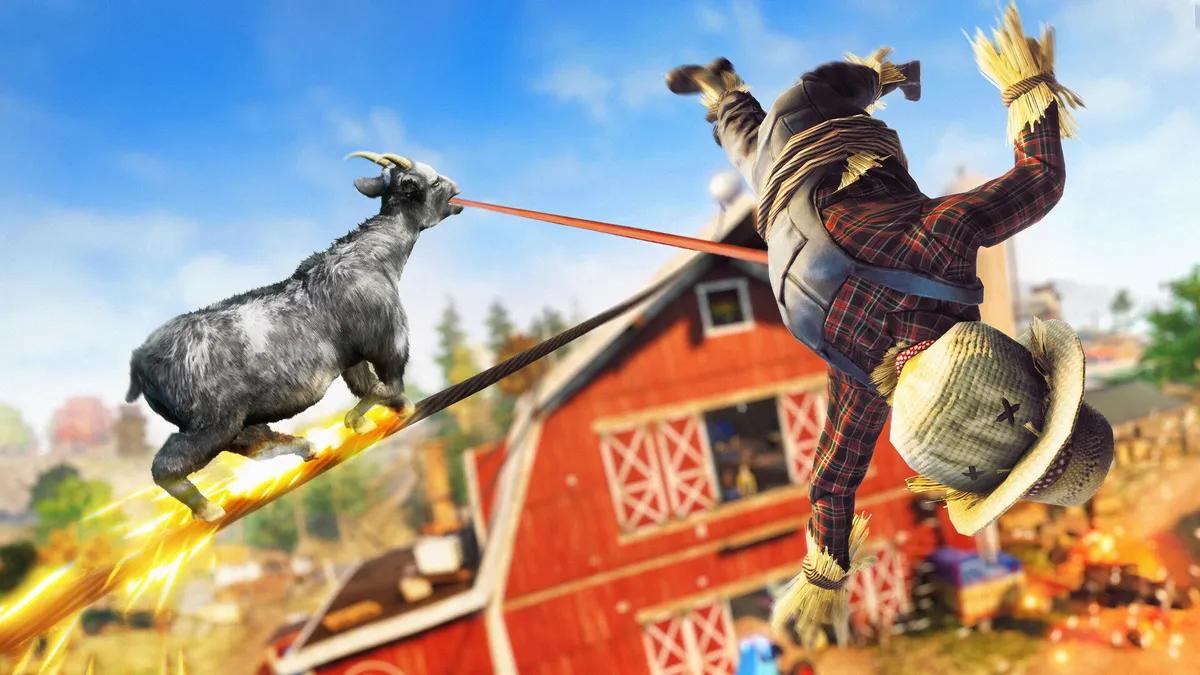 Goat Simulator 3 lance un nouveau DLC : Baadlands : Furry Road