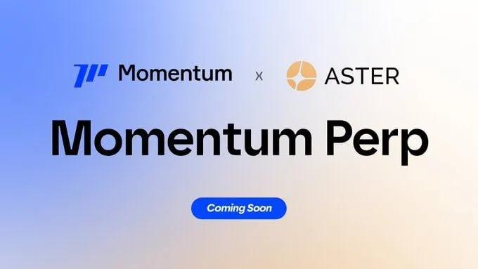 Momentum lance Perp-DEX sur SUI en collaboration avec Aster