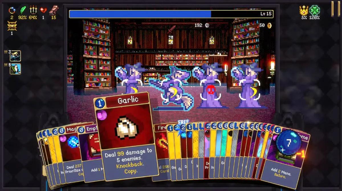 Les développeurs de Vampire Survivors dévoilent un nouveau Roguelike de Deck-Building