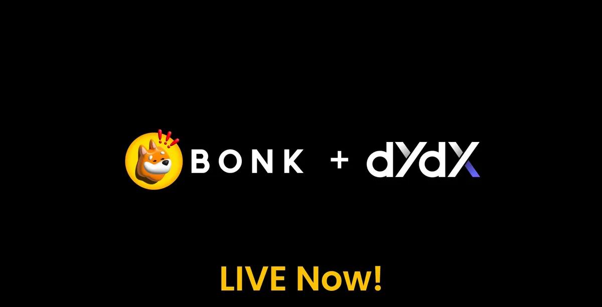 Bonk lance BONKTrade : Un DEX communautaire alimenté par dYdX