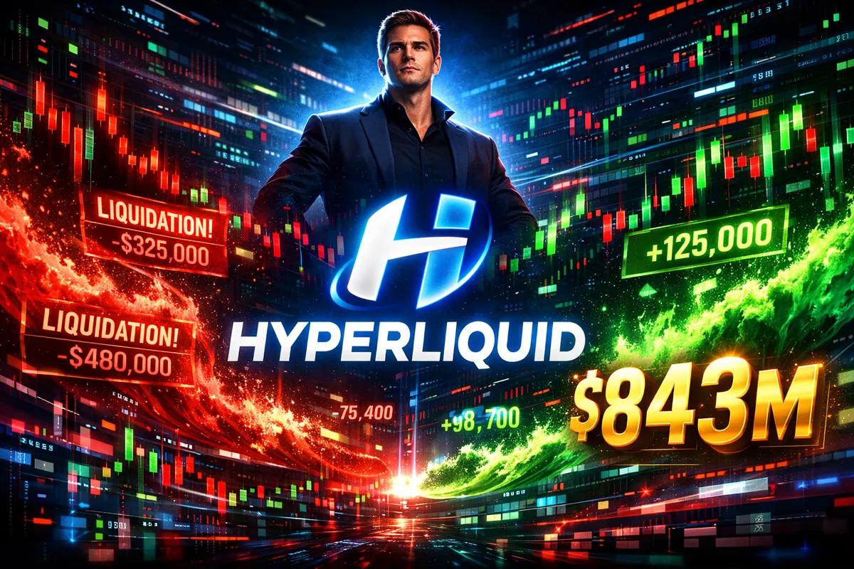 James Wynn a propulsé Hyperliquid au sommet : comment l’engouement autour des liquidations a rapporté 843 millions de dollars à la plateforme en 2025