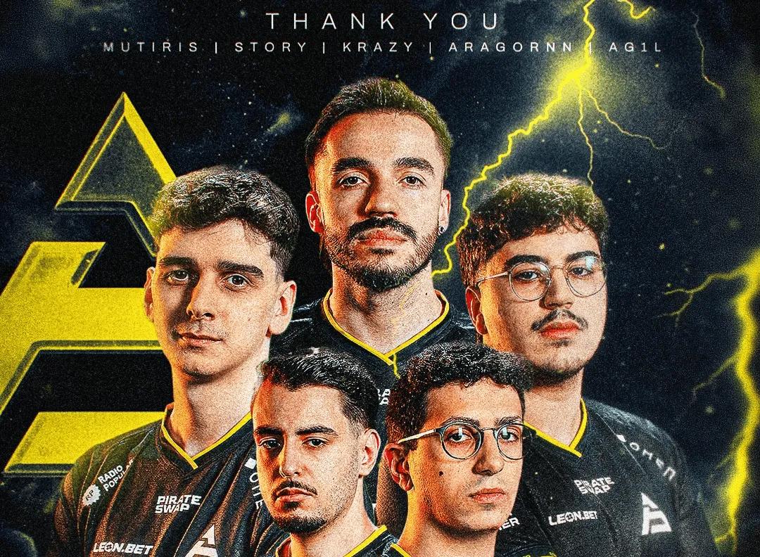 SAW vend son roster CS2 : MUTiRiS, aragornN et krazy rejoignent BC.Game Esports