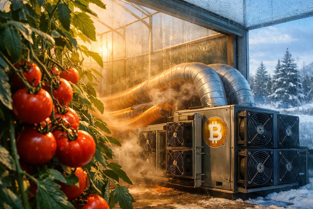 La chaleur de l'exploitation minière de Bitcoin réchauffe les serres canadiennes de tomates