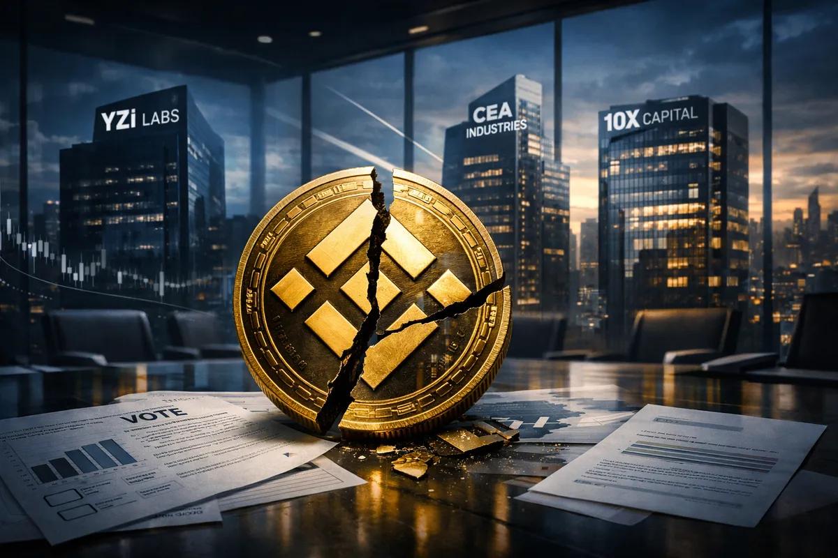 YZi Labs intensifie la bataille avec CEA Industries et 10X Capital au sujet du pivot de trésorerie de la BNB et des problèmes de gouvernance
