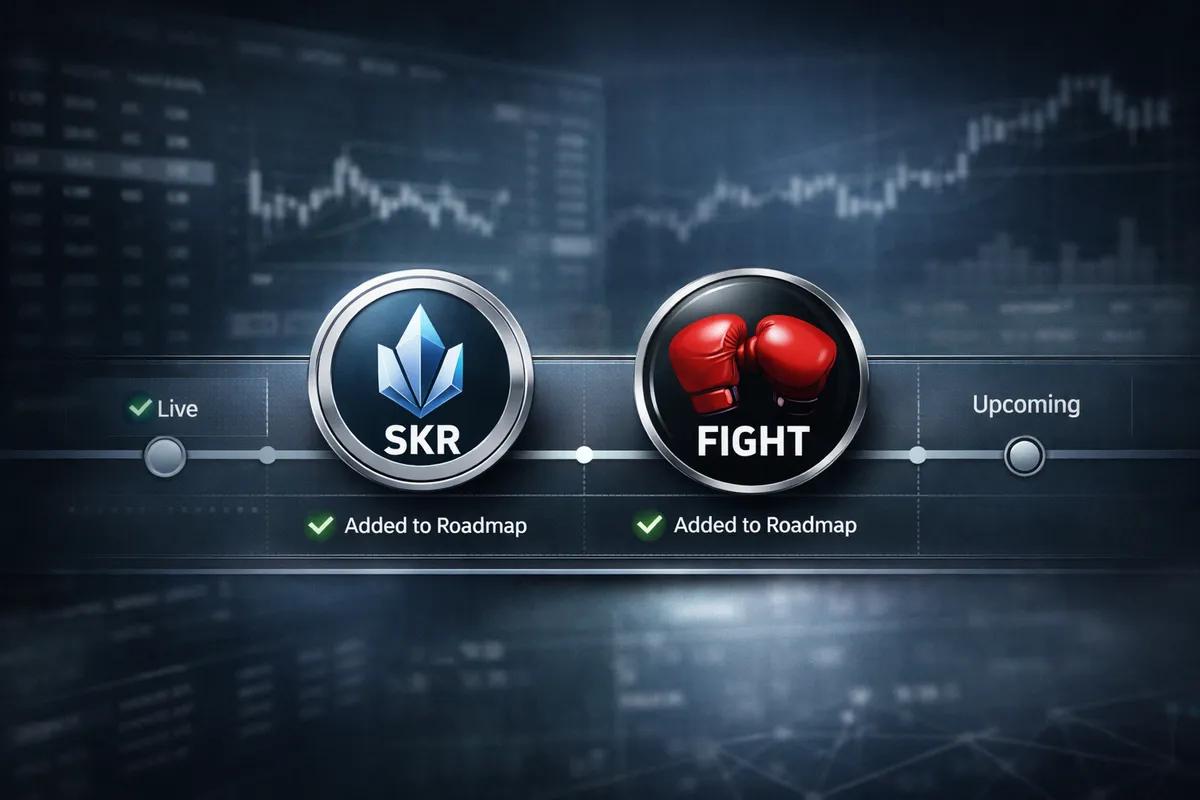Coinbase ajoute Seeker (SKR), soutenu par Solana, et FIGHT, partenaire de l'UFC, à sa feuille de route de cotation, dans un contexte de hausse des crypto-monnaies.