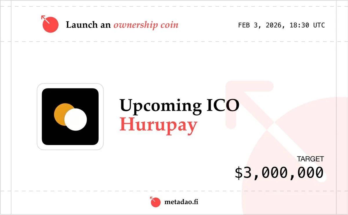 MetaDAO lance une vente innovante sans plafond pour Hurupay