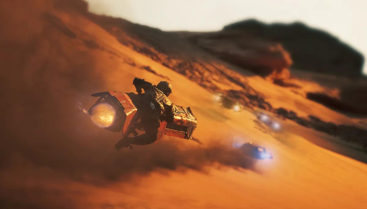 Star Wars : Galactic Racer propose une personnalisation poussée et des courses de pods.