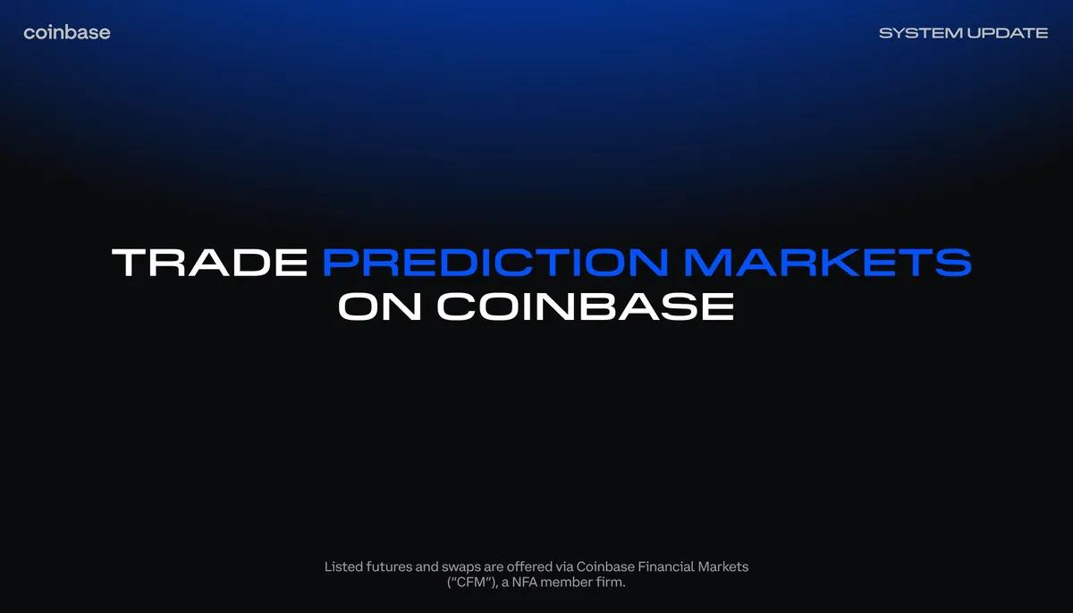 Coinbase lance son propre marché de prédiction