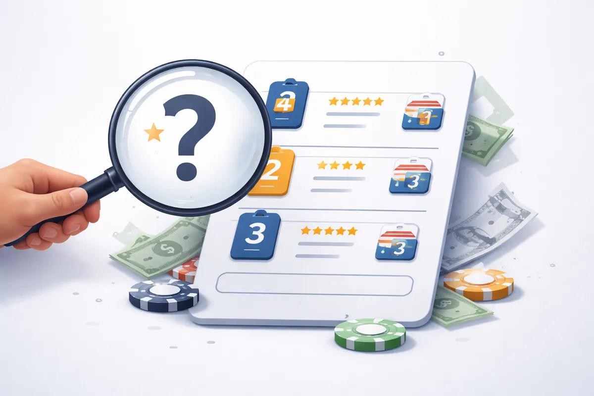 Pourquoi les classements de casinos ne devraient jamais être à vendre