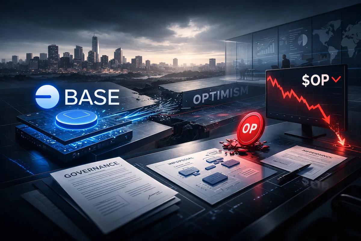 La base envoie l'optimisme vers le bas : Transition vers une pile indépendante et chute du $OP