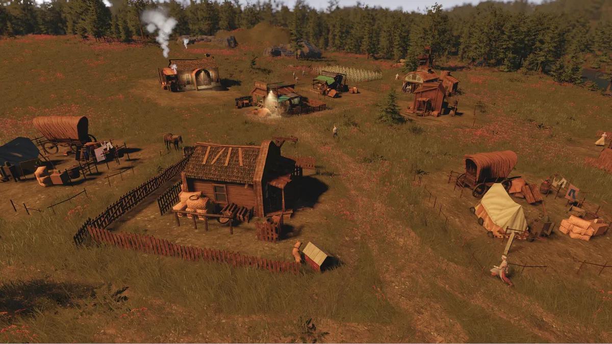 Wild West Pioneers propose une démo gratuite qui fusionne le Far West avec la simulation de colonie.