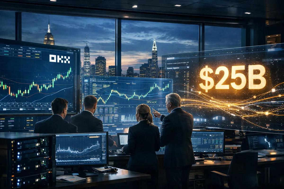 ICE investit dans OKX et la valorise à 25 milliards de dollars