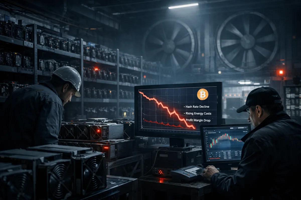 Les mineurs de bitcoins risquent des fermetures massives en raison d'une crise de rentabilité en 2026