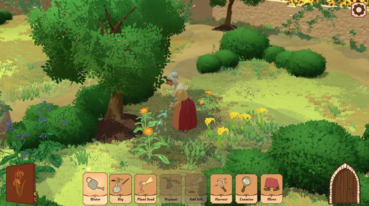 Jeu de jardinage douillet Le jardin de l'abbesse associe la botanique réelle à une parcelle d'espionnage du XVIIe siècle