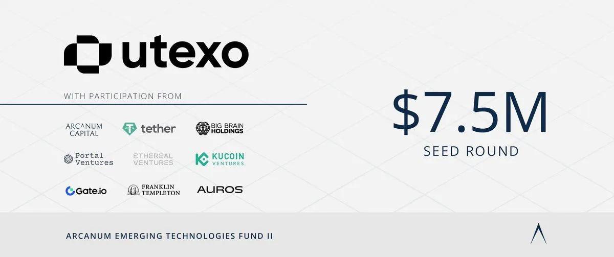 Utexo lève 7,5 millions de dollars auprès de Tether pour lancer les règlements en USDT sur Bitcoin