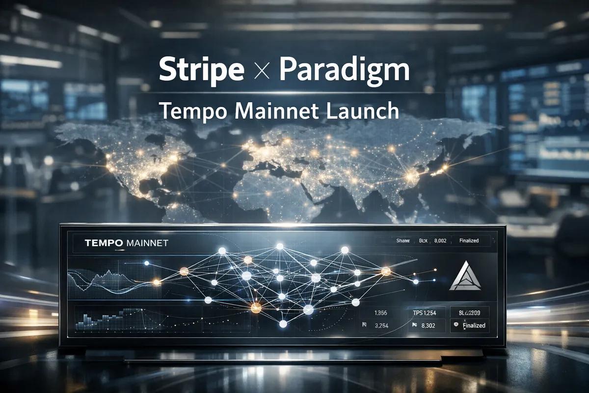 Stripe et Paradigm lancent le réseau principal Tempo