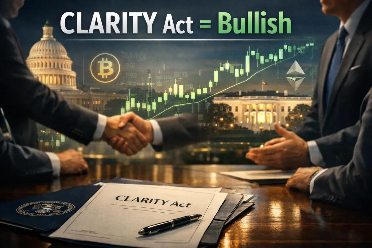 Catalyseur haussier majeur pour les cryptomonnaies ! Accord de principe entre les sénateurs américains et la Maison-Blanche sur la loi CLARITY.
