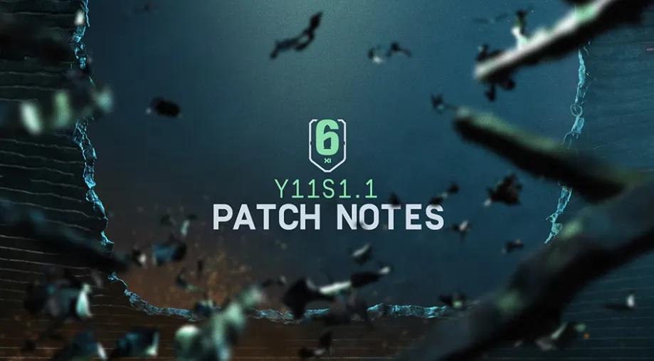 Notes de mise à jour de Rainbow Six Siege Y11S1.1