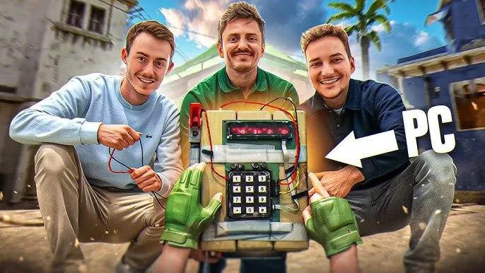 apEX reçoit un PC personnalisé sur le thème de Counter-Strike Bomb.