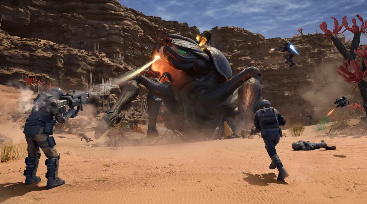 Mise à jour 1.10 de Starship Troopers Extermination : Refonte des Mechs Maraudeurs et des embuscades disponible