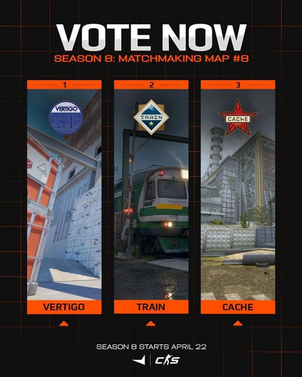 FACEIT a annoncé un élargissement de la sélection de cartes pour la saison 8