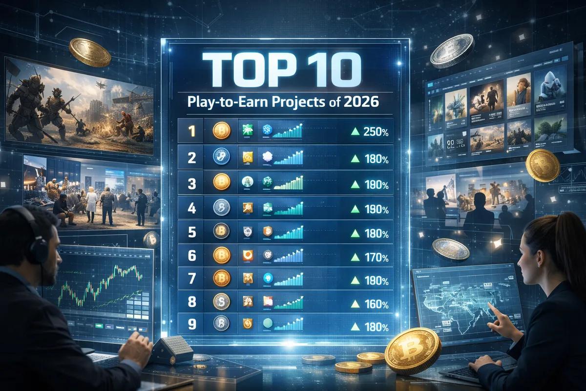 Les 10 projets les plus importants de 2026 dans le domaine du "Play-to-Earn