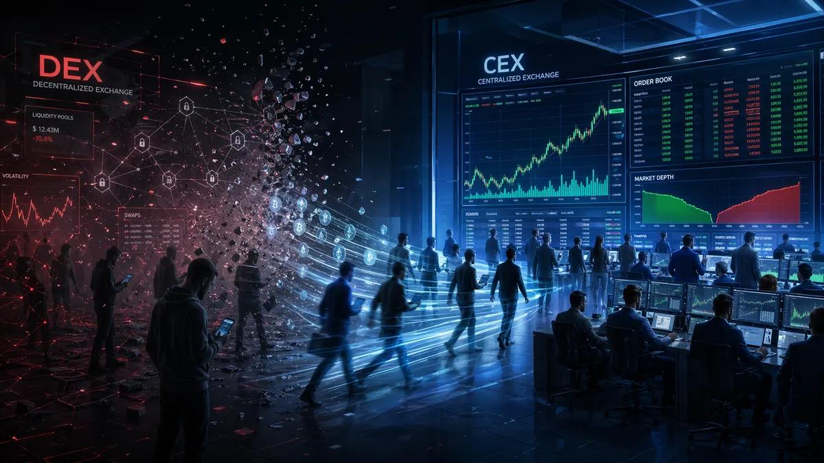 Les traders passent massivement des DEX aux CEX