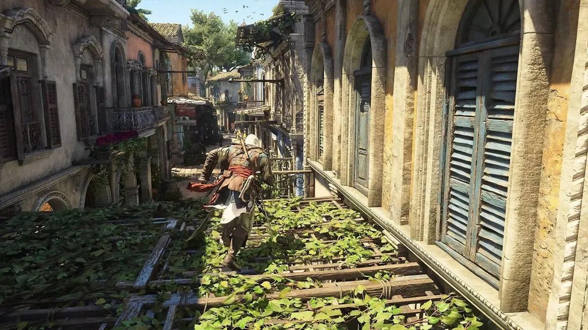 Le parkour dans Assassin's Creed Black Flag Resynced sera amélioré grâce aux derniers titres de la série.