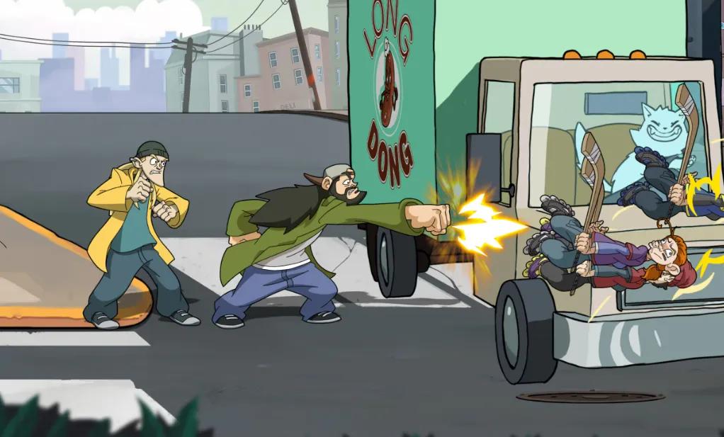 Jay et Silent Bob se frayent un chemin à coups de poing à travers le View Askewniverse le 20 avril