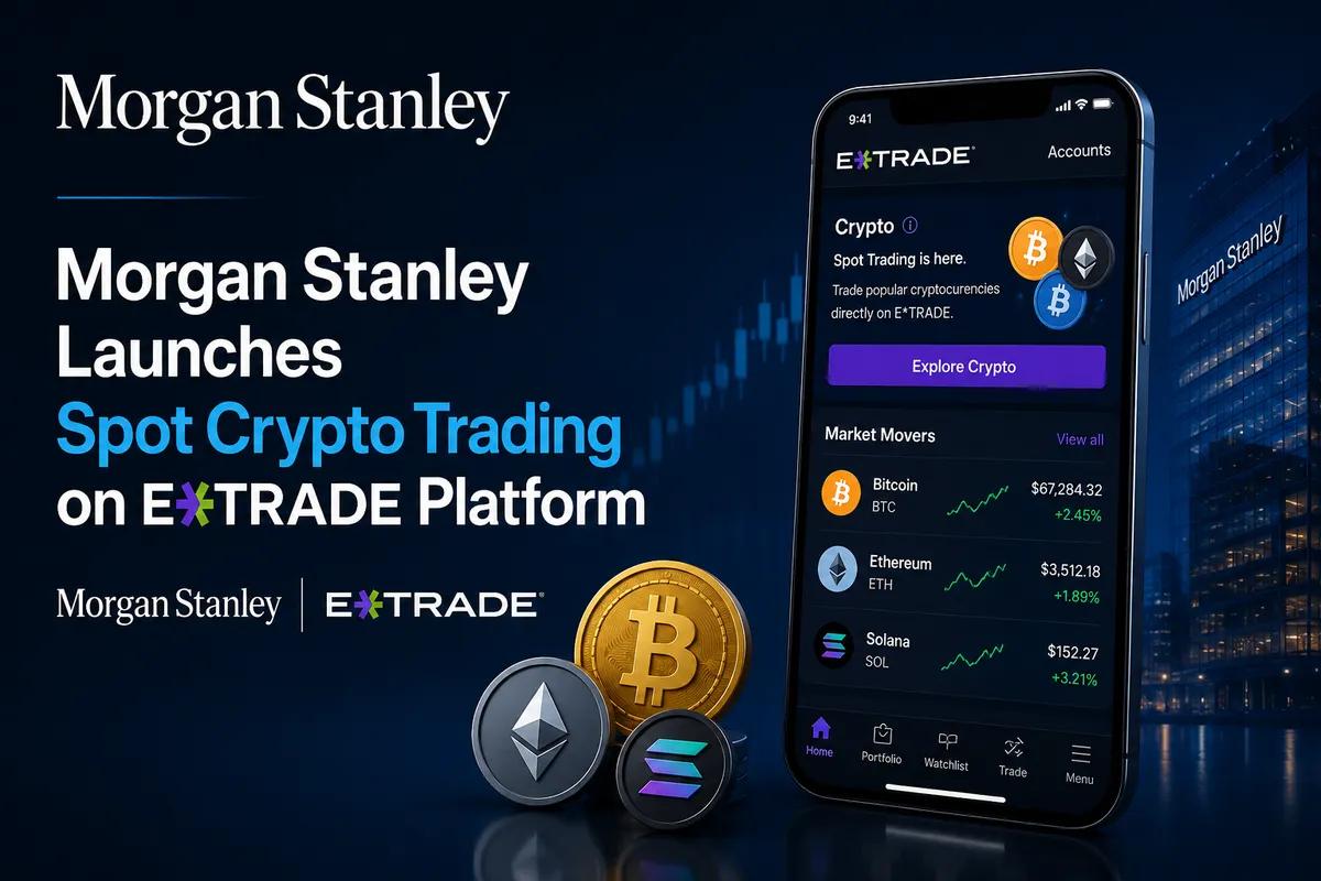 Morgan Stanley lance la négociation de crypto-monnaies sur la plateforme E*Trade