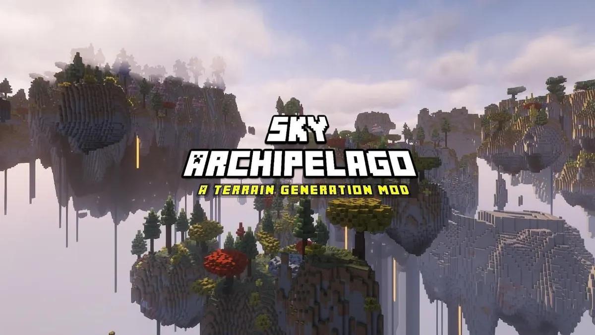 Minecraft se dote d'un vaste monde d'îles flottantes avec le mod Sky Archipelago 