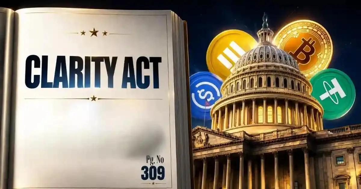 Vote majeur aujourd'hui aux États-Unis sur la réglementation des cryptomonnaies : Coinbase, Ripple et Fidelity soutiennent la loi CLARITY.