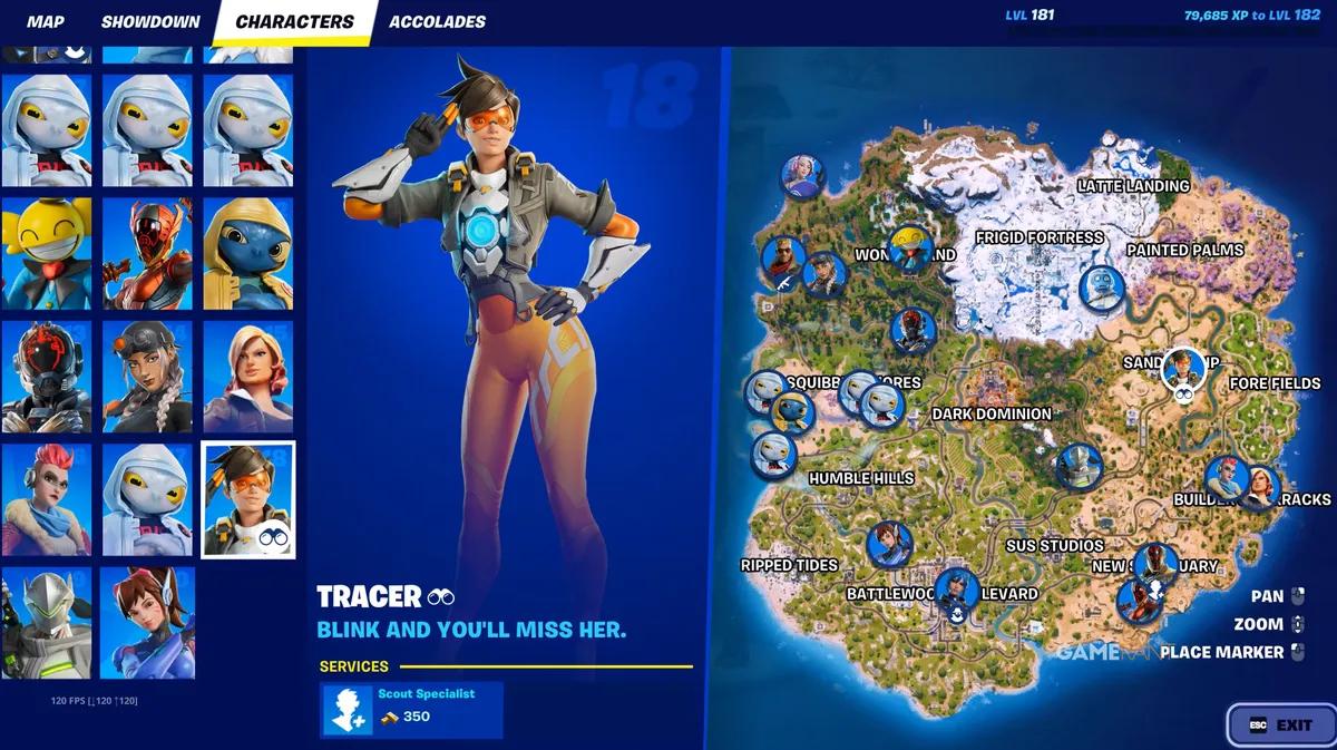 Emplacements et services de tous les PNJ de la saison 2 du chapitre 7 de Fortnite