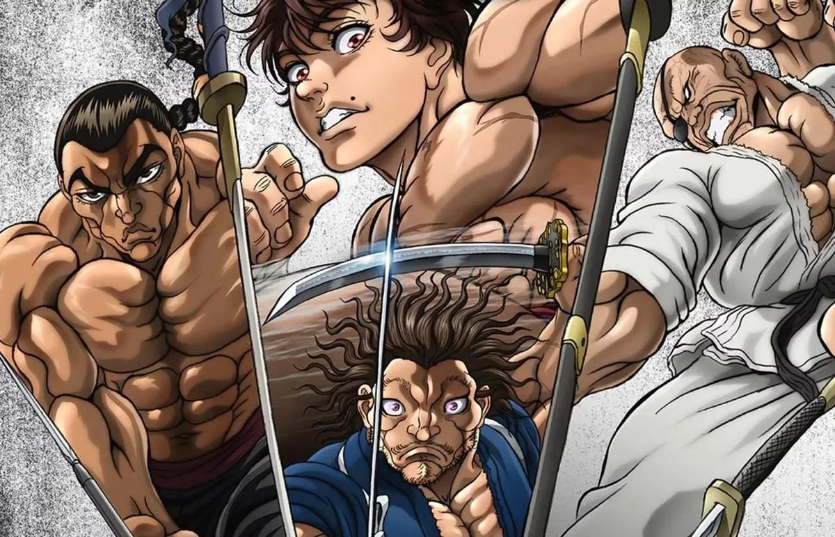 Nouvelle affiche de l'anime Baki-dou dévoilée : la partie 2 sera disponible sur Netflix en juillet 2026.