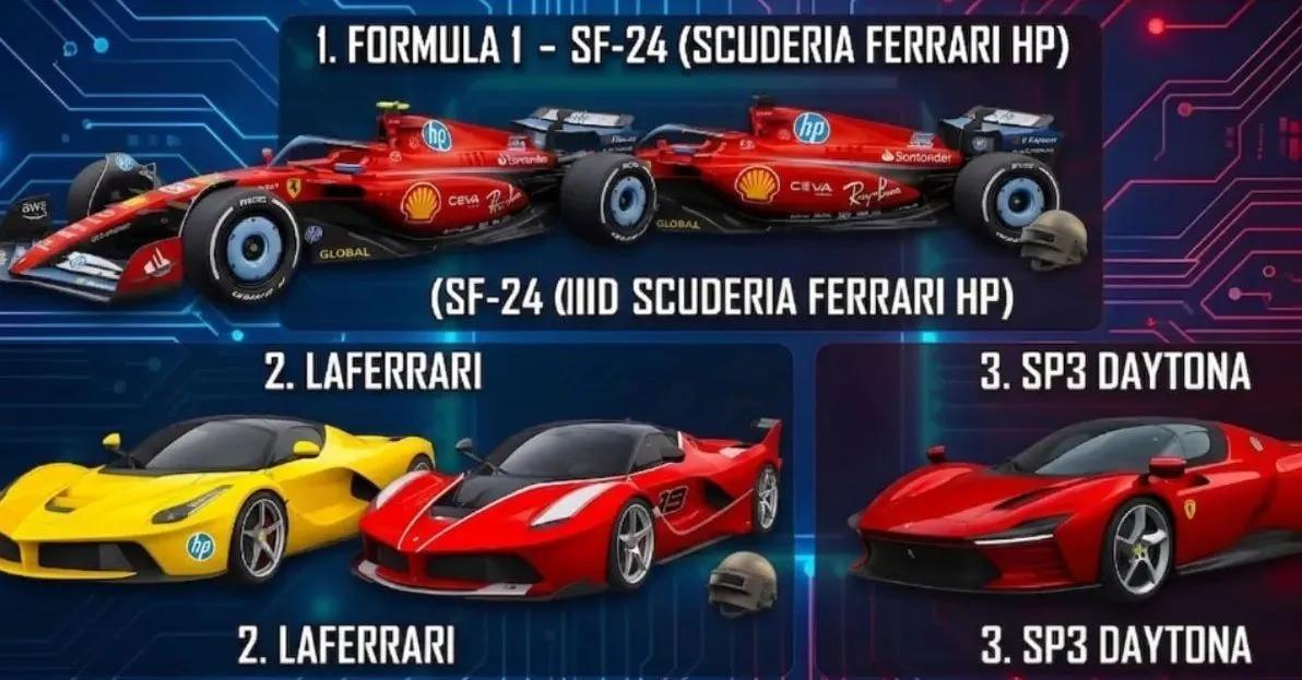 PUBG Mobile annonce une prochaine collaboration avec Ferrari