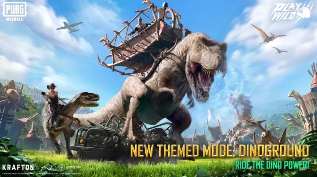 PUBG Mobile lance le mode Dinoground, qui fait entrer les dinosaures sur le champ de bataille